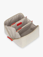 Colette Lay-Flat Canvas Toiletry Bag